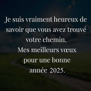 texte de voeux 2025 pour une année réussie