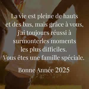 famille spéciale voeux 2025