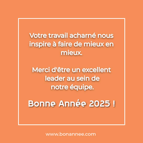 inspiration travail voeux 2025